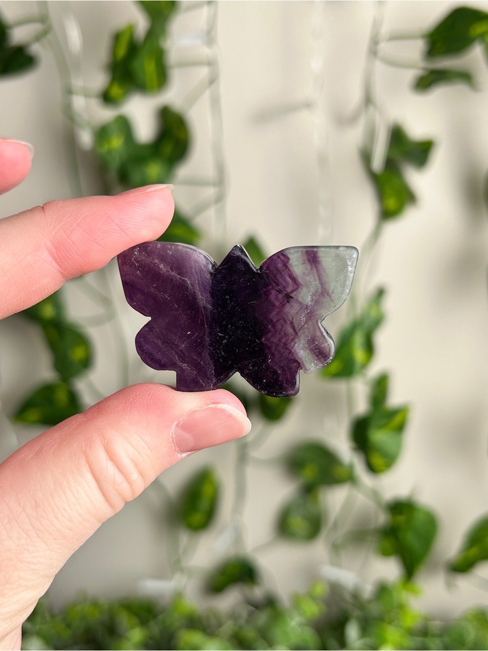 Fluorite Butterfly Carving F